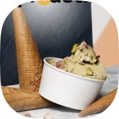 Custom-printed ice cream cup and sleeve by Produckt.iq, Erbil