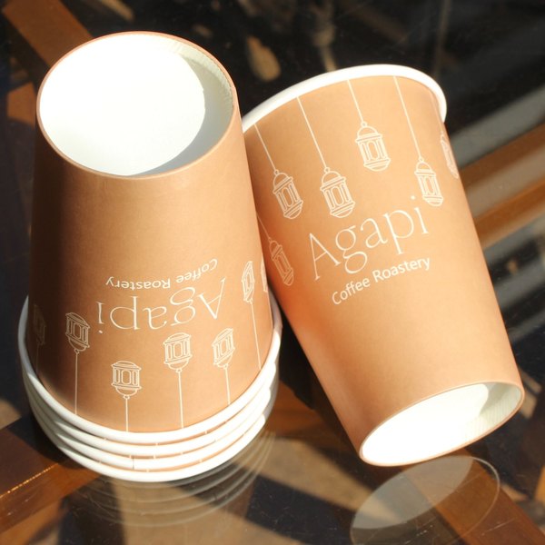 Custom-printed single wall paper cup by Produckt.iq, Erbil
